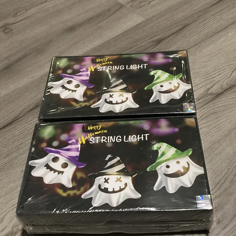 Halloween String Lights, 11Ft 30 LEDs Ghost
